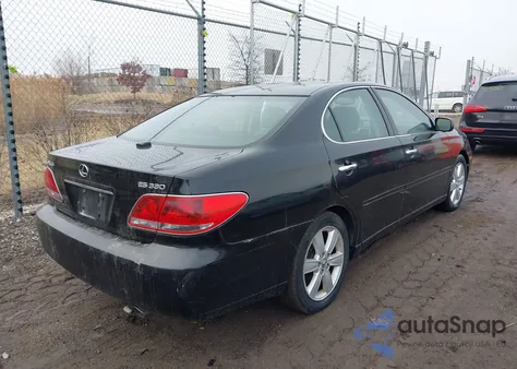 2005 Lexus Es 330 z USA, uszkodzony, nr VIN JTHBA30G255063212